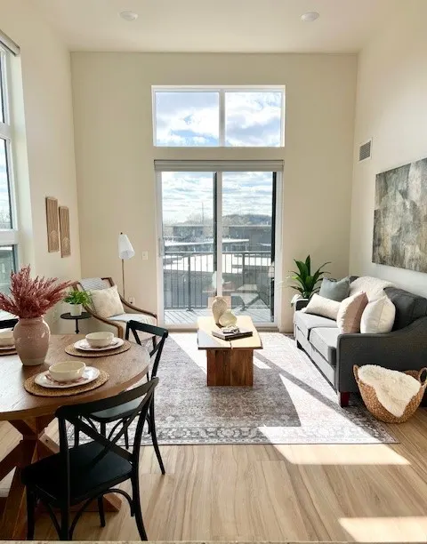 Living room in a Regal-managed apartment
